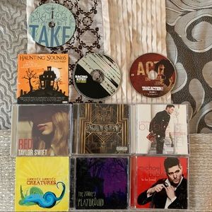 13 different music CDs